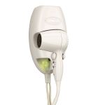 Conair® Wall Mounted Direct Wire Hair Dryer with Night Light, 1600W, White